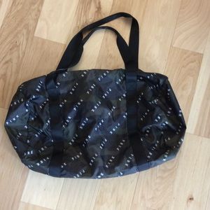 VS PINK camo duffle bag